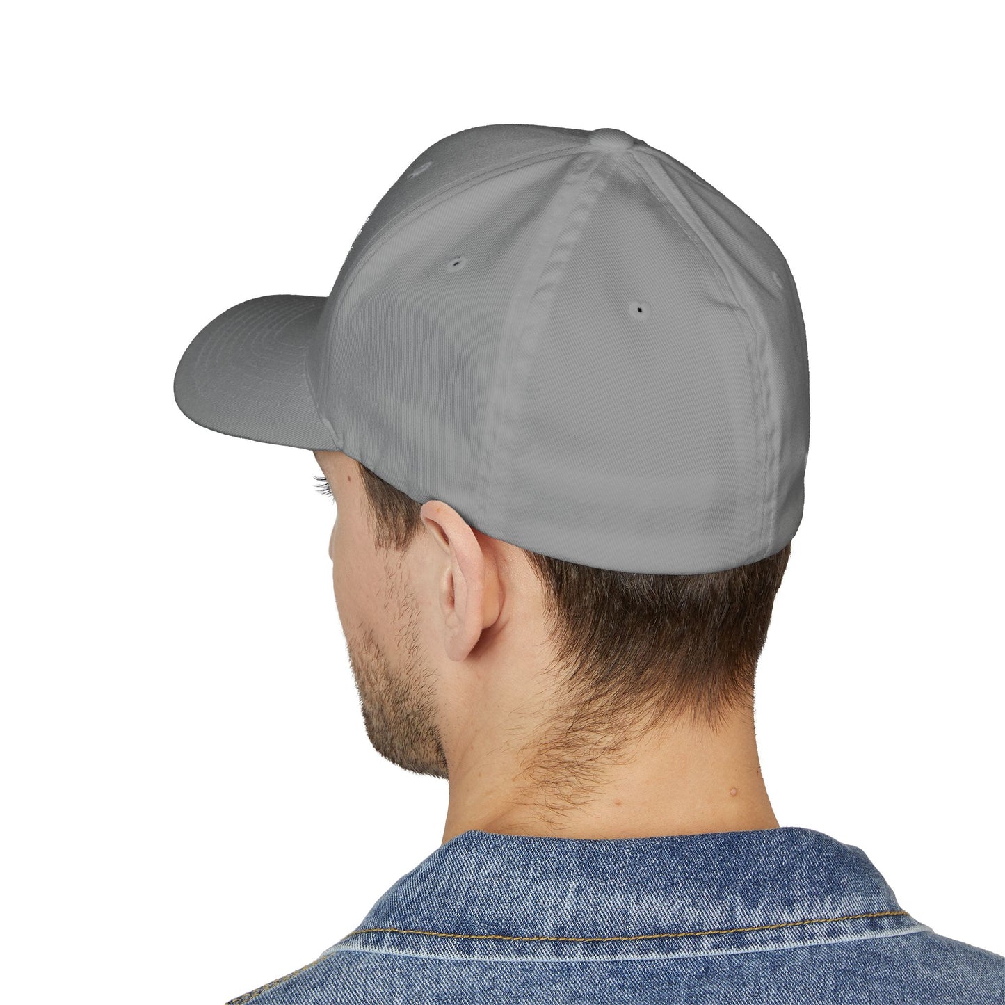 Chinless Kitty Closed-Back Structured Cap (Embroidery)
