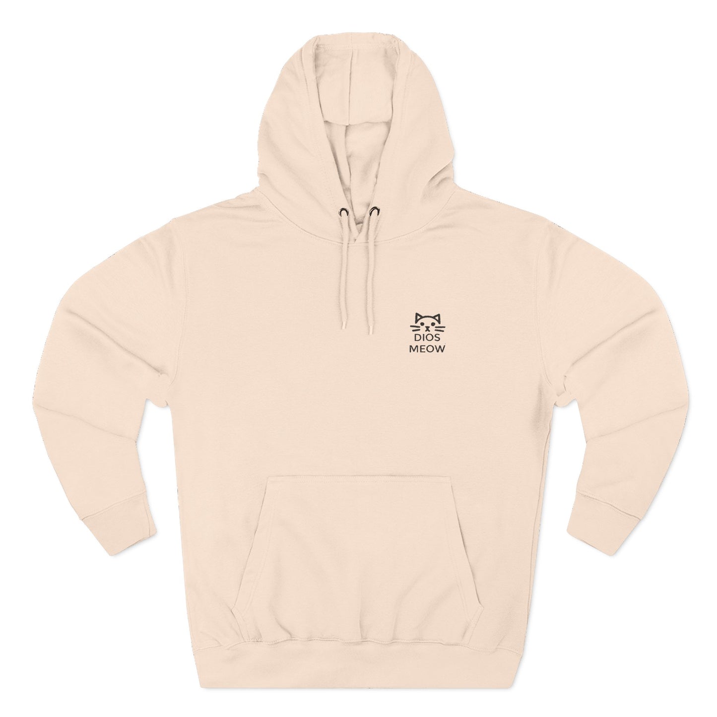 Dios Meow Light Color Fleece Hoodie