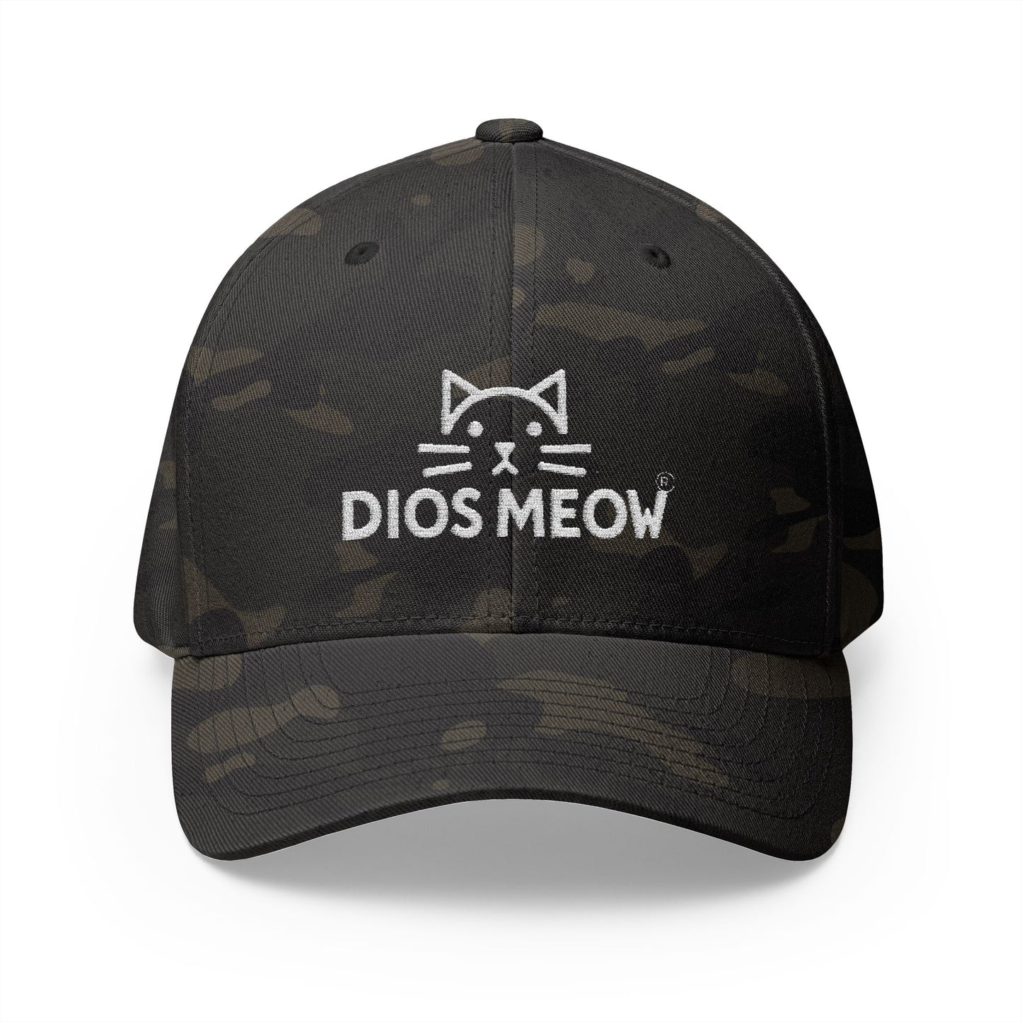 Chinless Kitty Closed-Back Structured Cap (Embroidery)