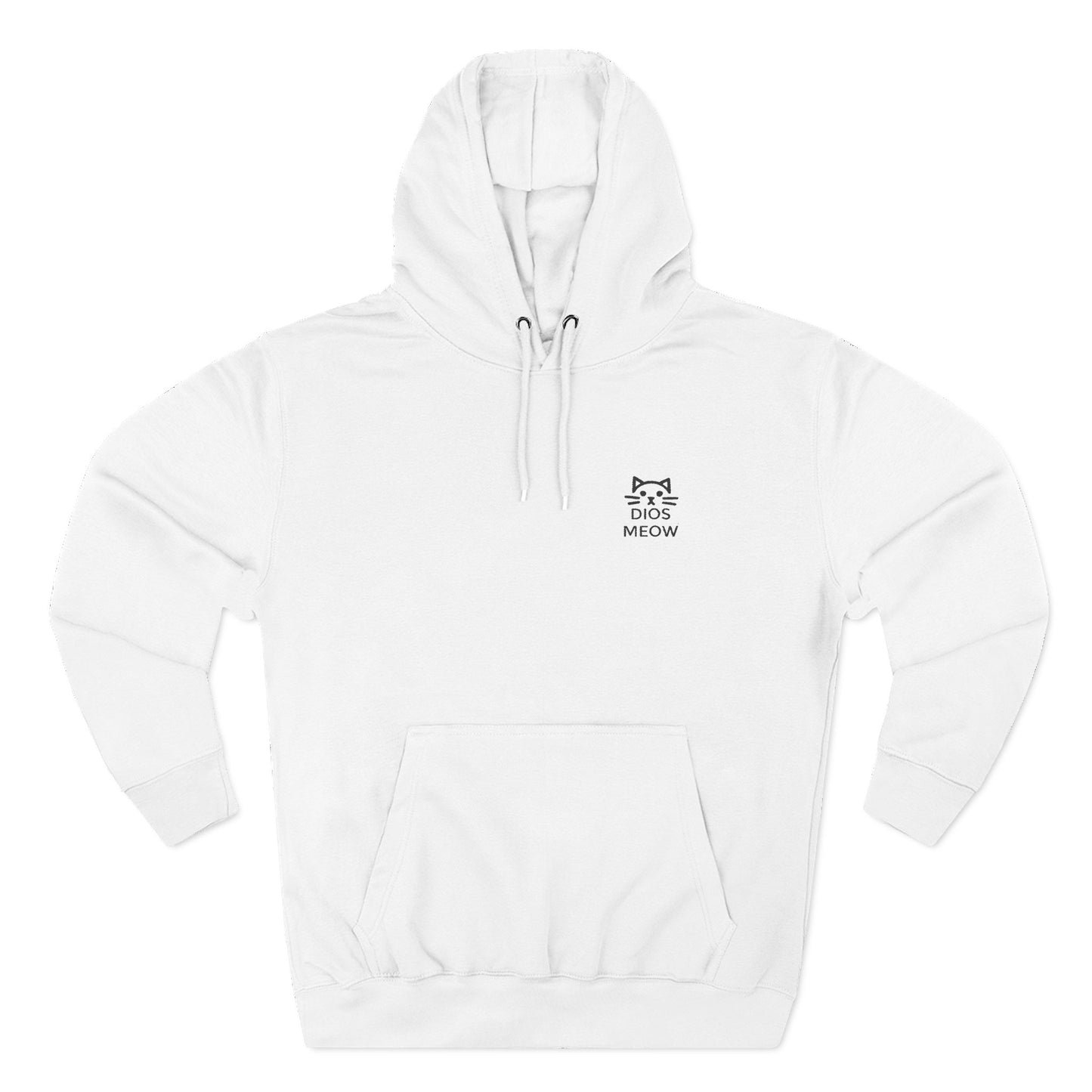 Dios Meow Light Color Fleece Hoodie