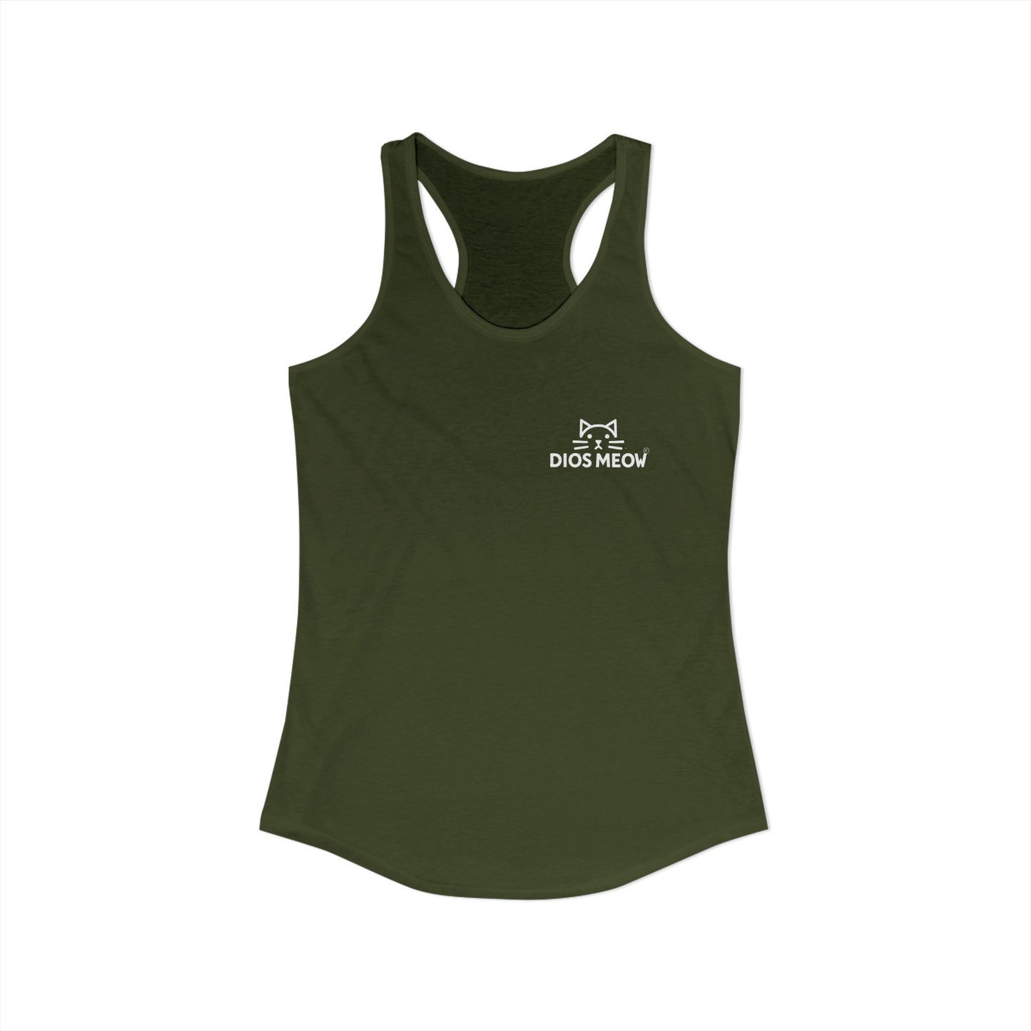Dios Meow Racerback Tank