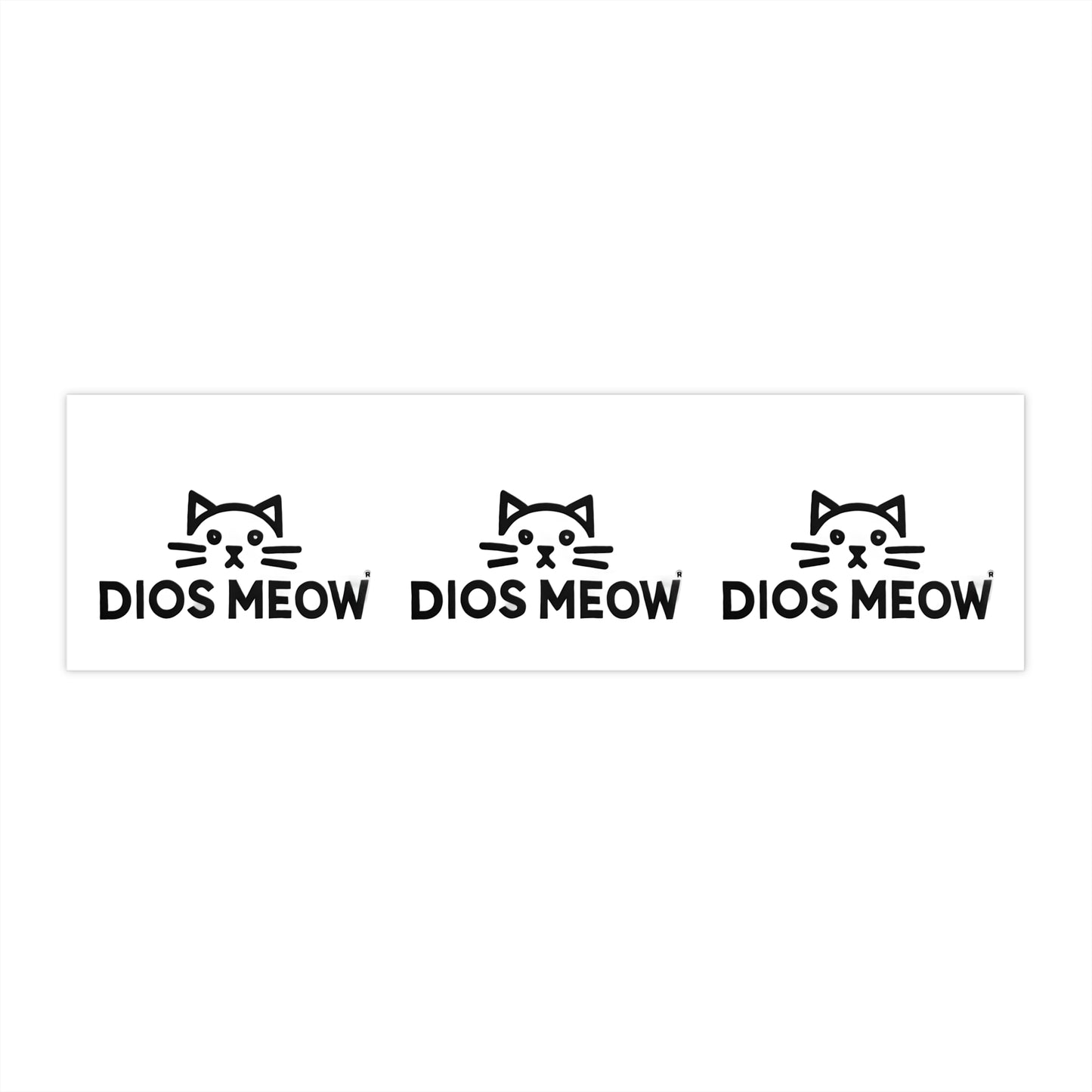 11" X 3" Bumper Stickers