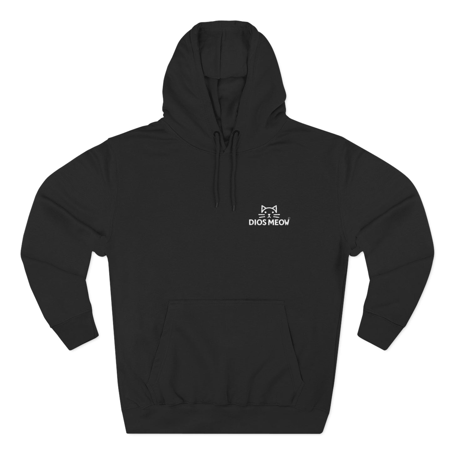 Dios Meow Dark Fleece Hoodie