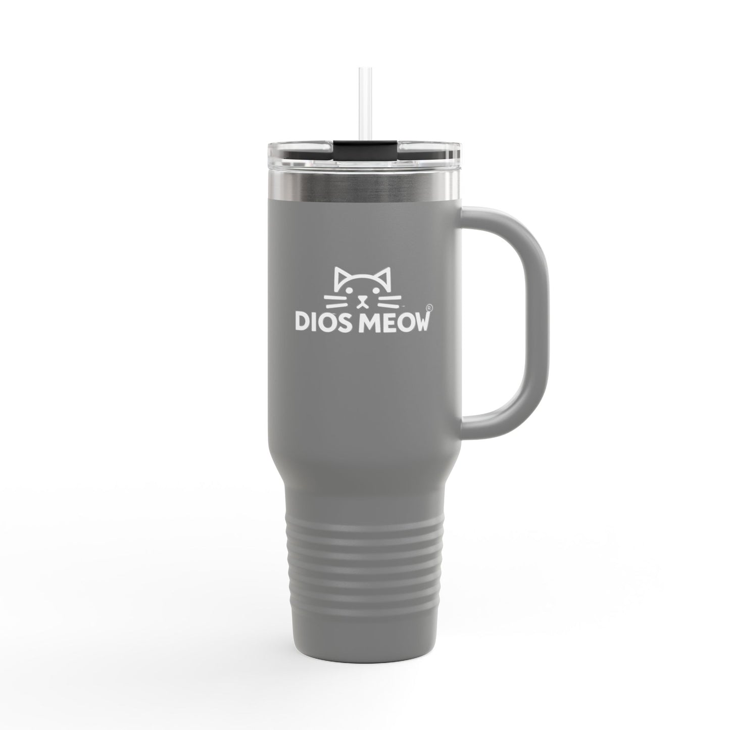 Dios Meow Insulated Travel Mug, 40oz