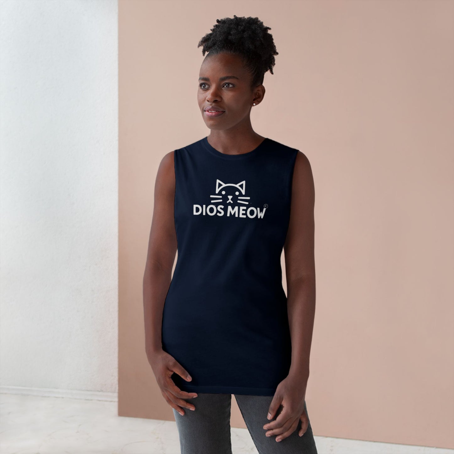Dios Meow Sleeveless Shirt