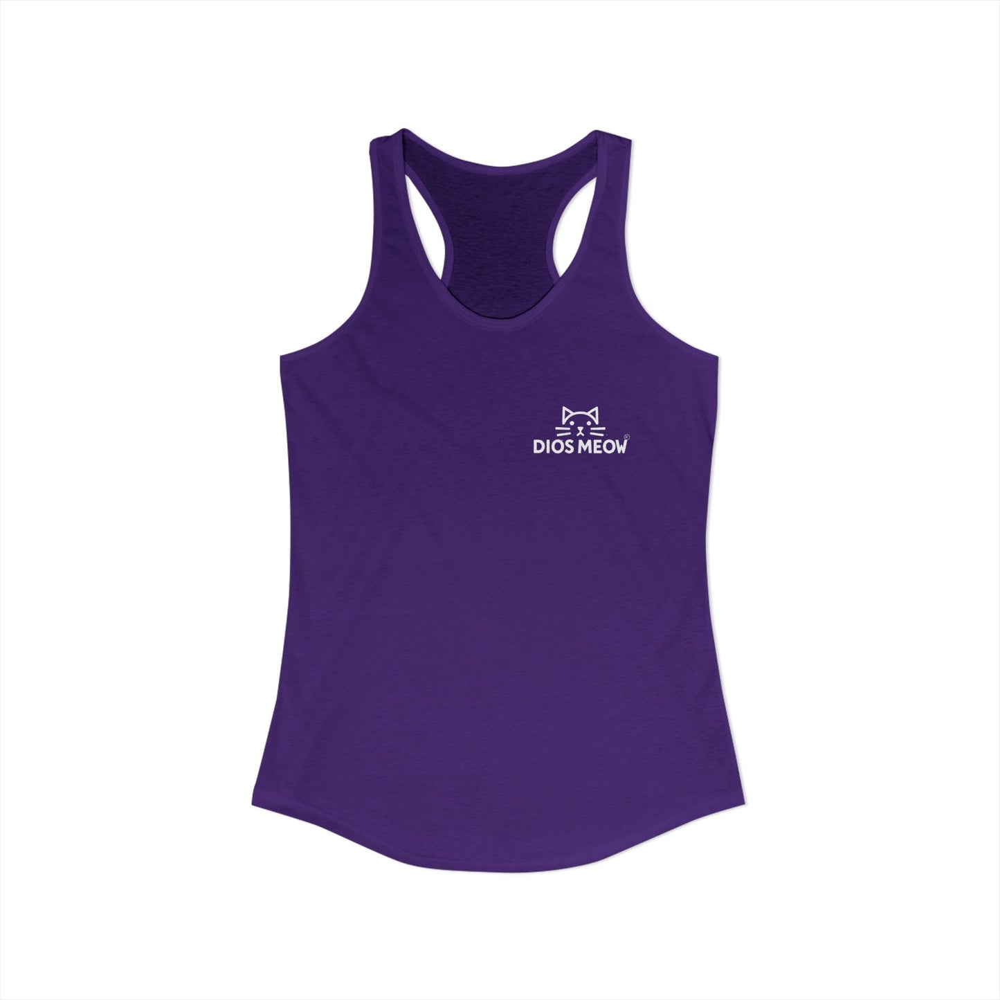 Dios Meow Racerback Tank