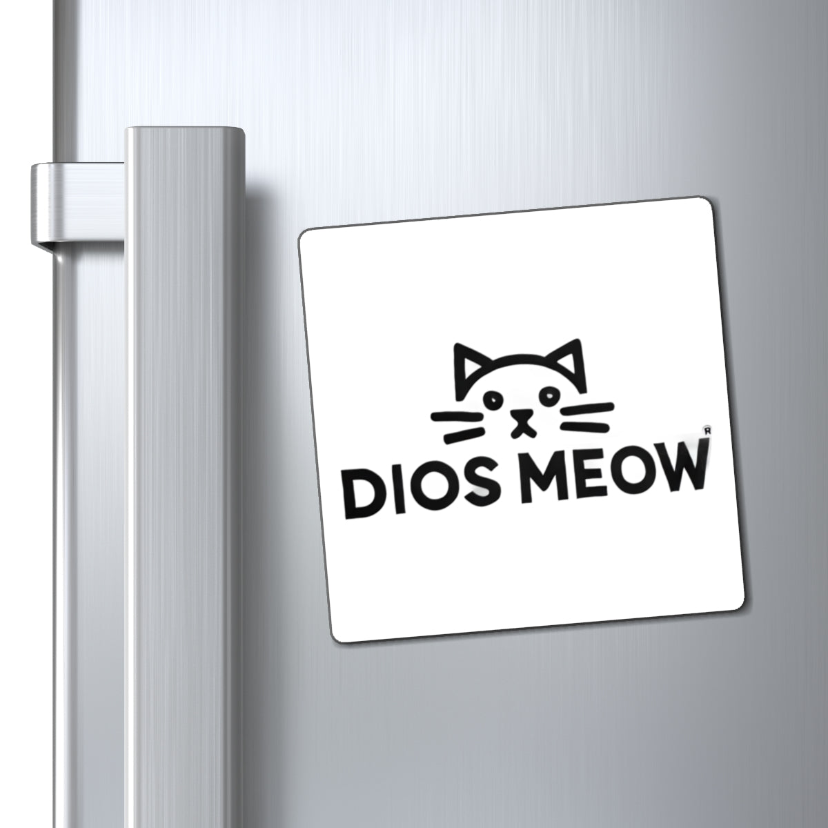 Dios Meow Vinyl Magnet