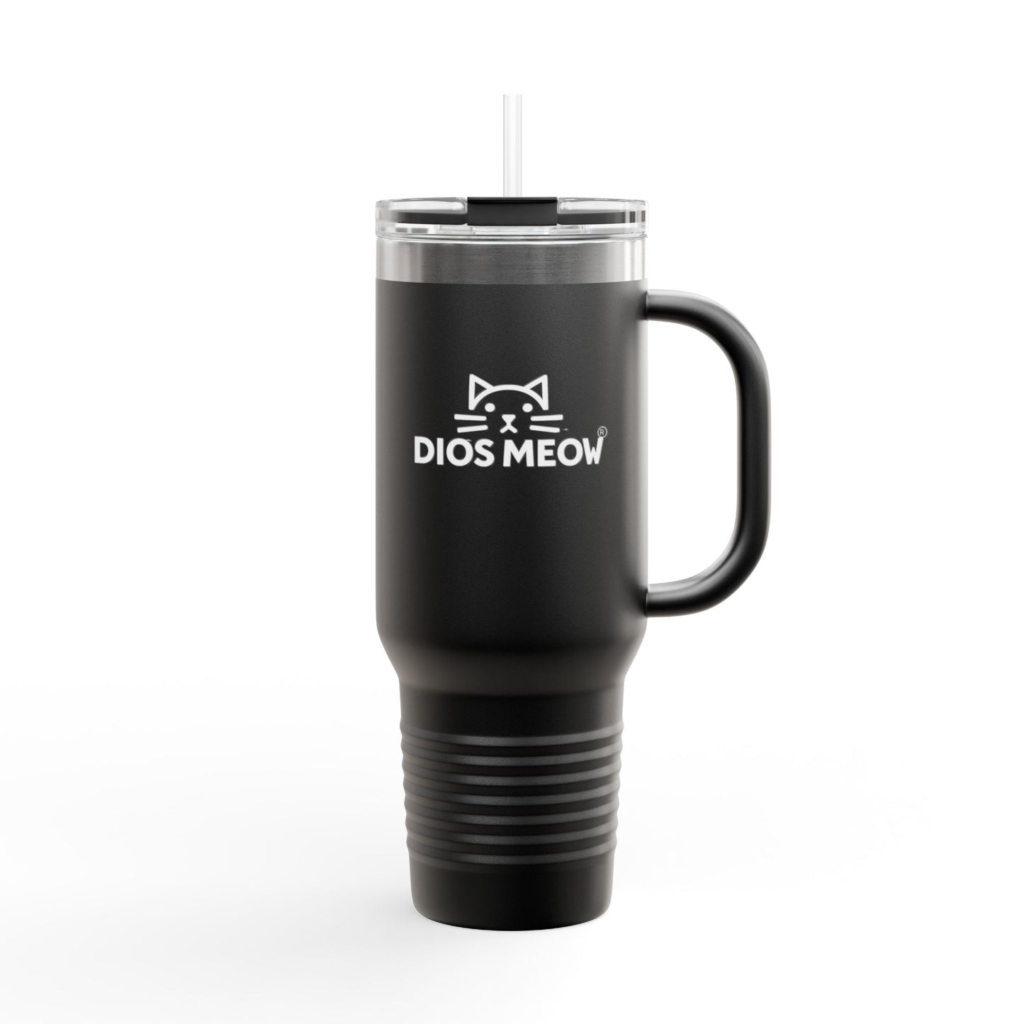Dios Meow Insulated Travel Mug, 40oz