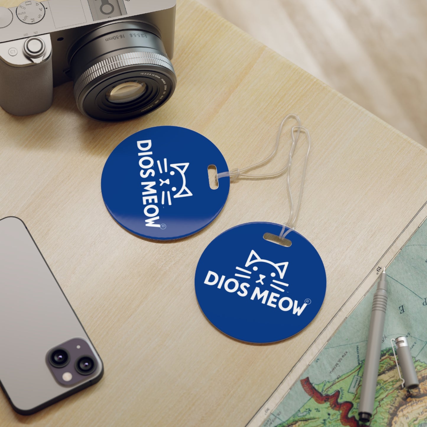 Blue Luggage Tags