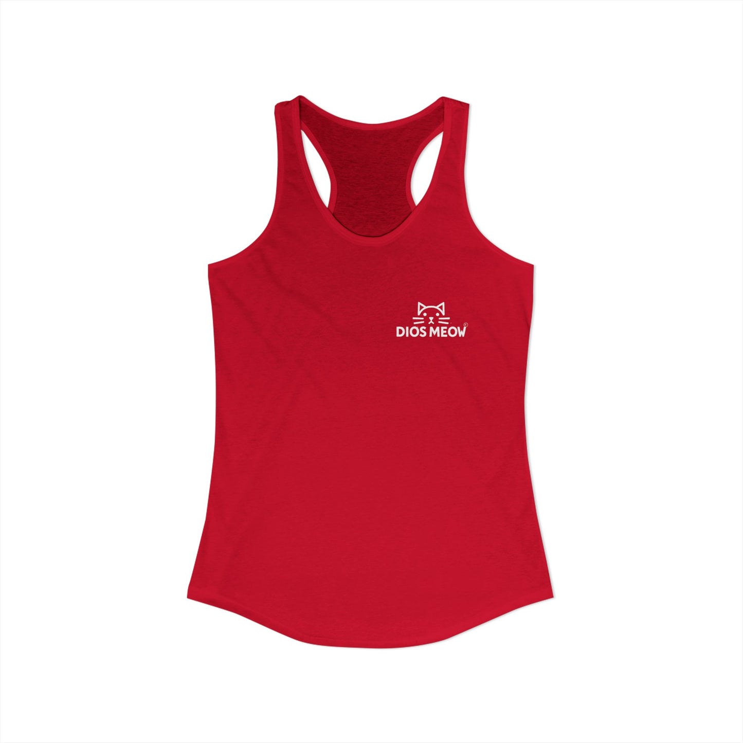 Dios Meow Racerback Tank