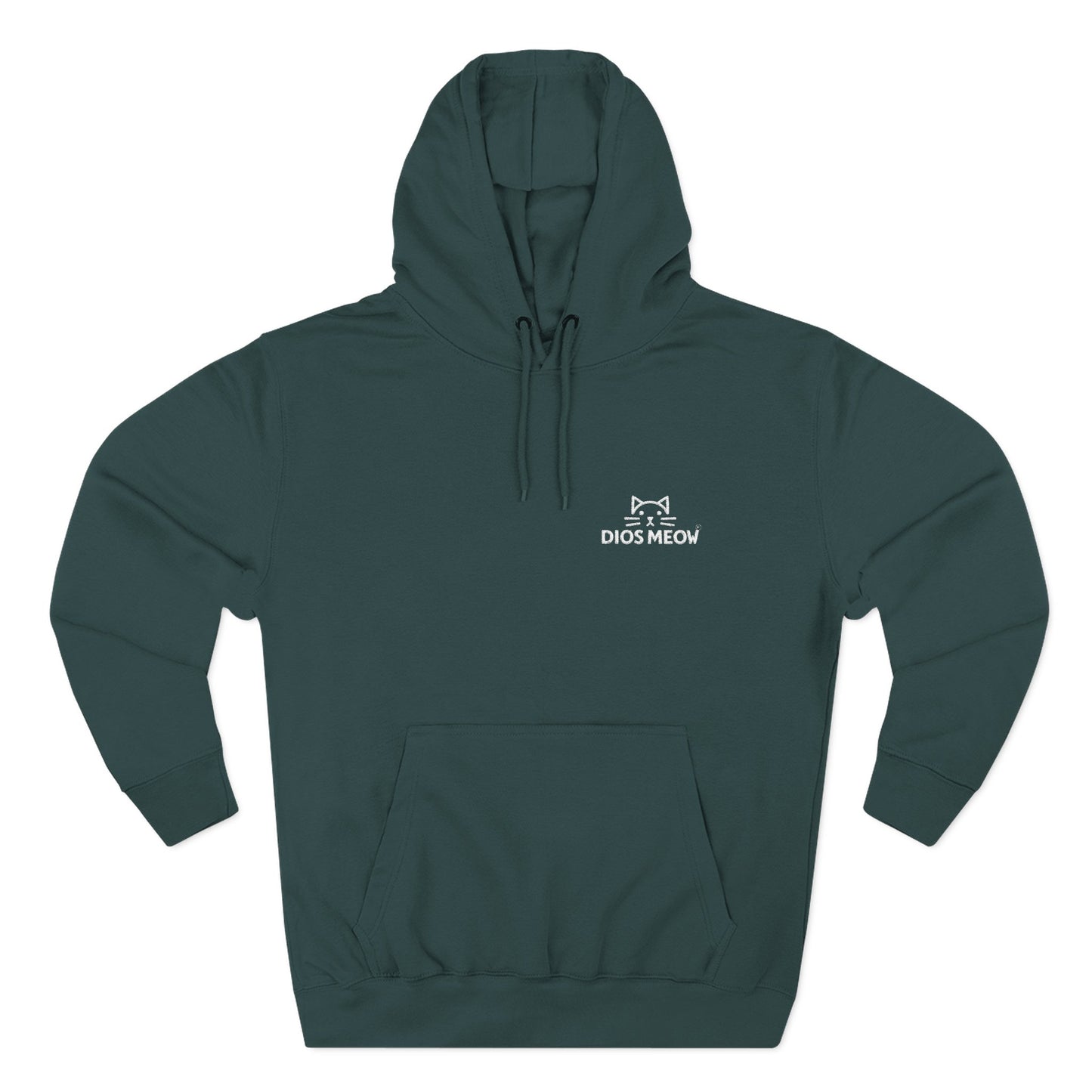 Dios Meow Dark Fleece Hoodie