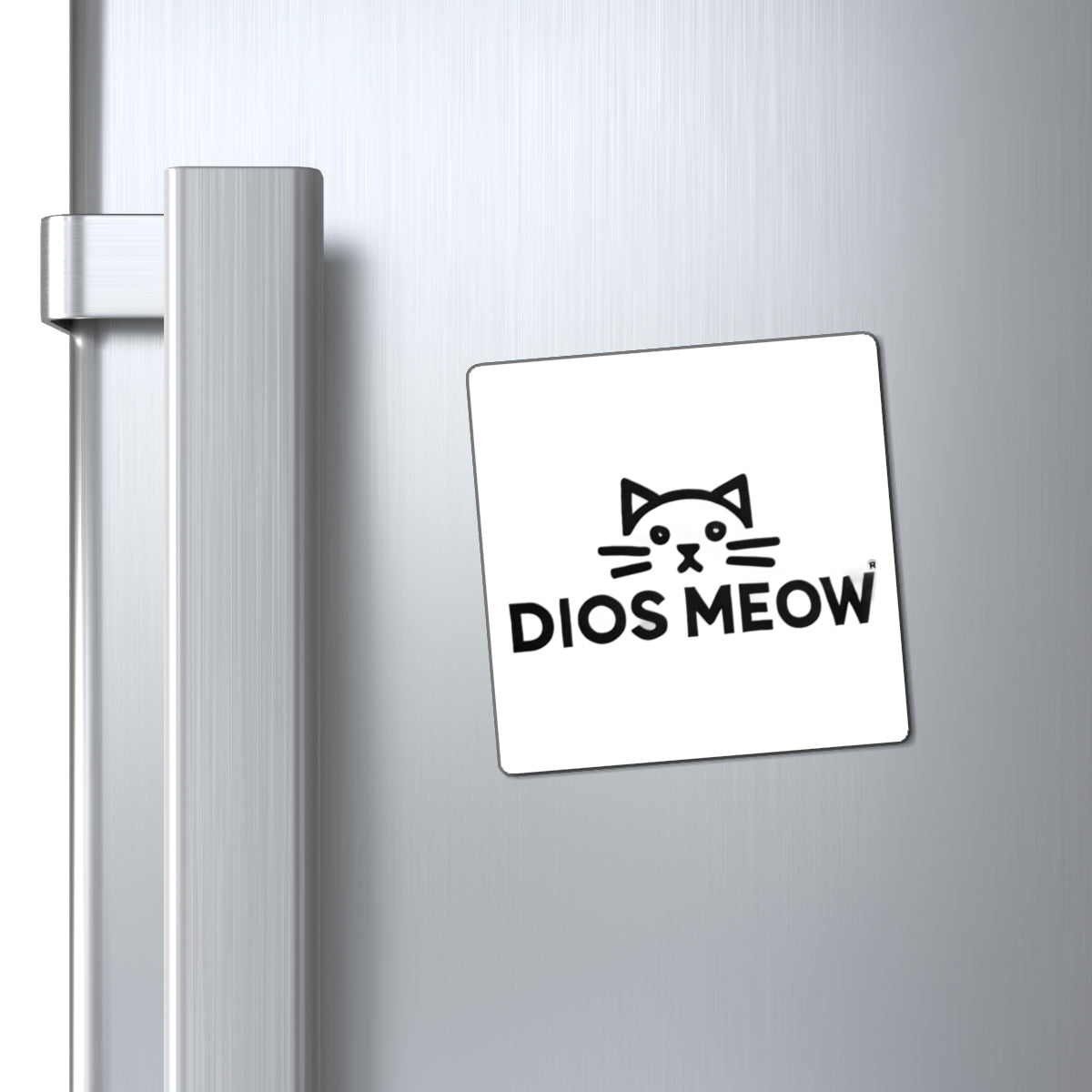 Dios Meow Vinyl Magnet