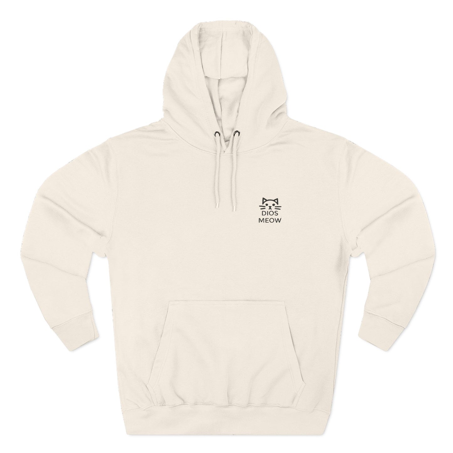 Dios Meow Light Color Fleece Hoodie